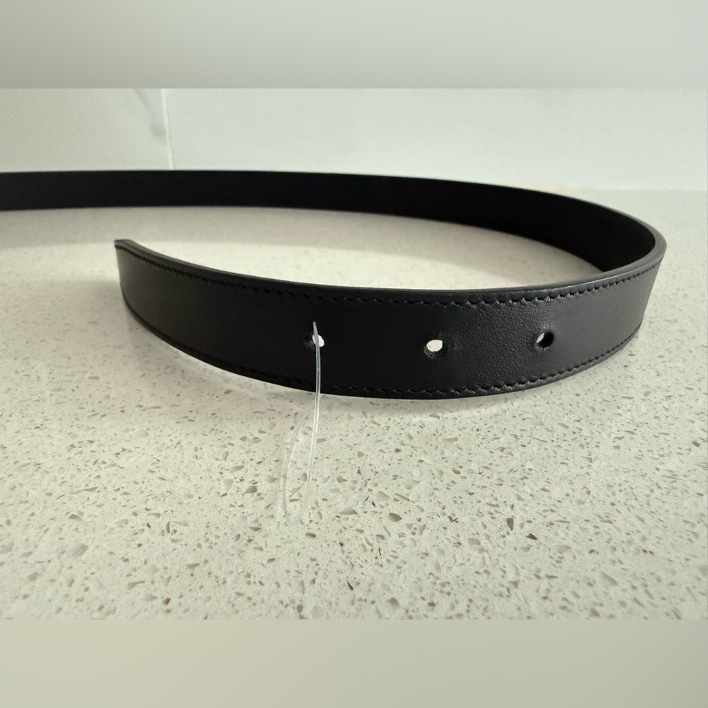 Gucci GG Black Leather Belt 80cm/ 31.5” x 1” - Picture 2 of 4